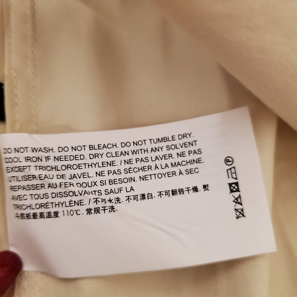 Theory Anorak in ecru/ cream... waist cinch & pockets NWT either S or XS! - Picture 8 of 8